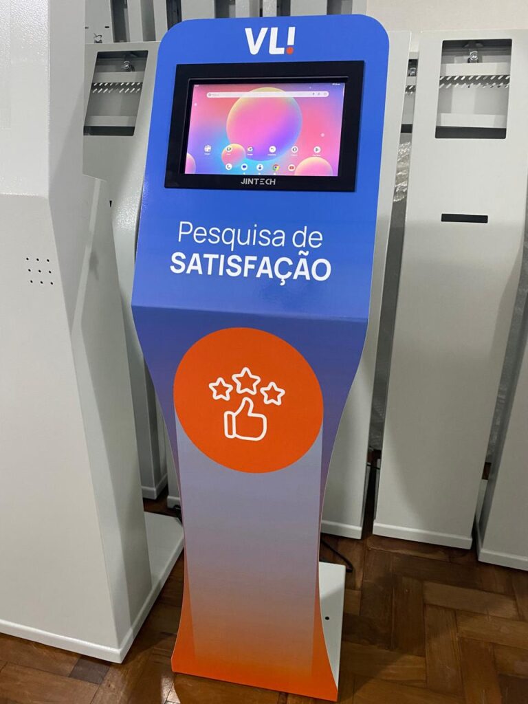 totem de pesquisa de satisfação