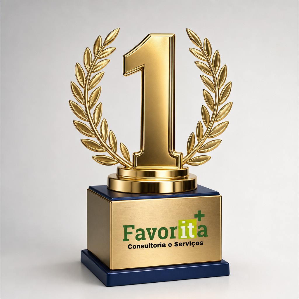 Troféu 1º lugar — Favorita Consultoria e Serviços