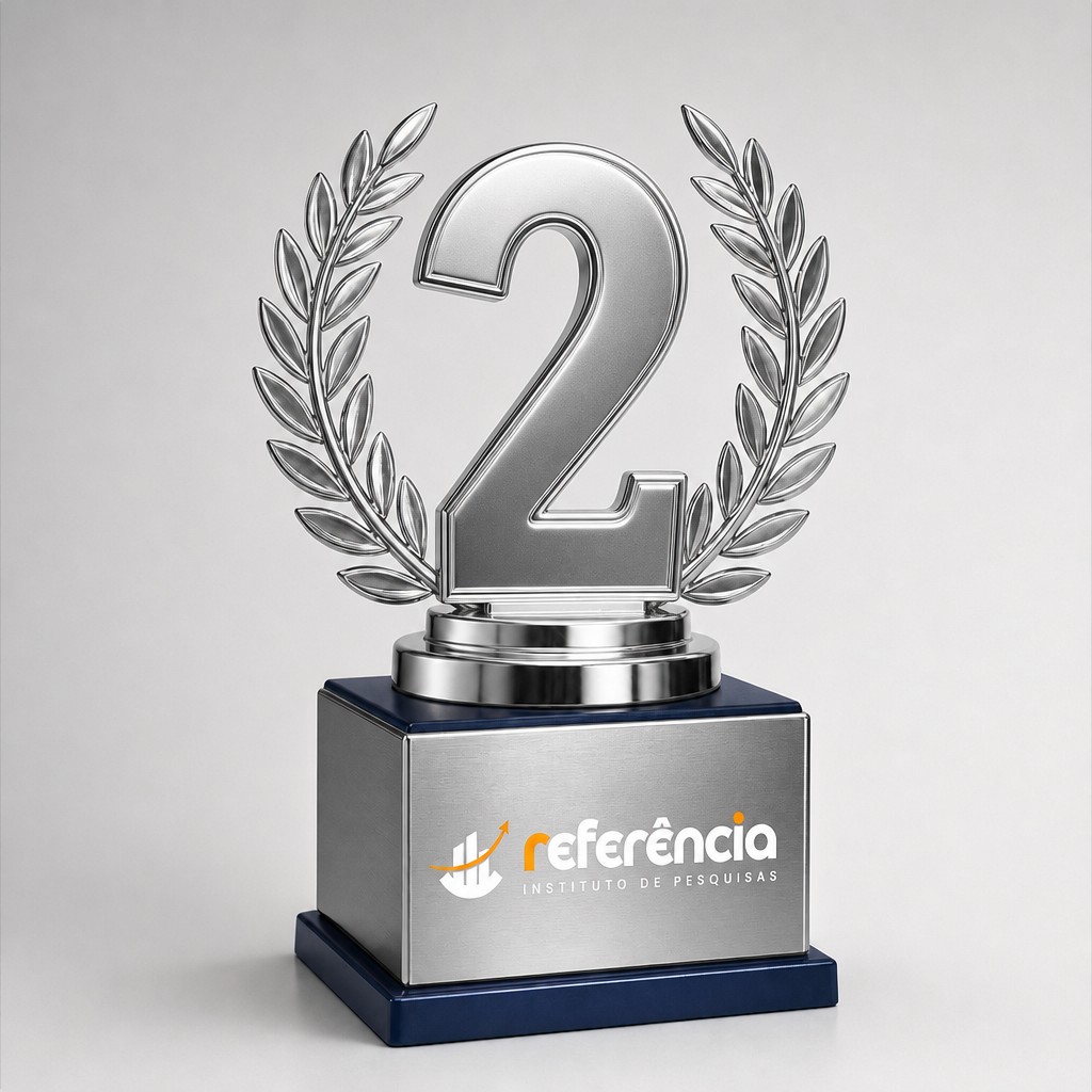 Troféu 2º lugar — Referência Instituto de Pesquisa