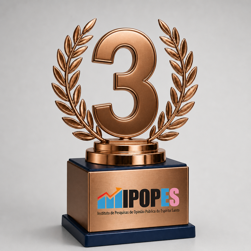 Troféu 3º lugar — IPOPES Instituto de Pesquisa